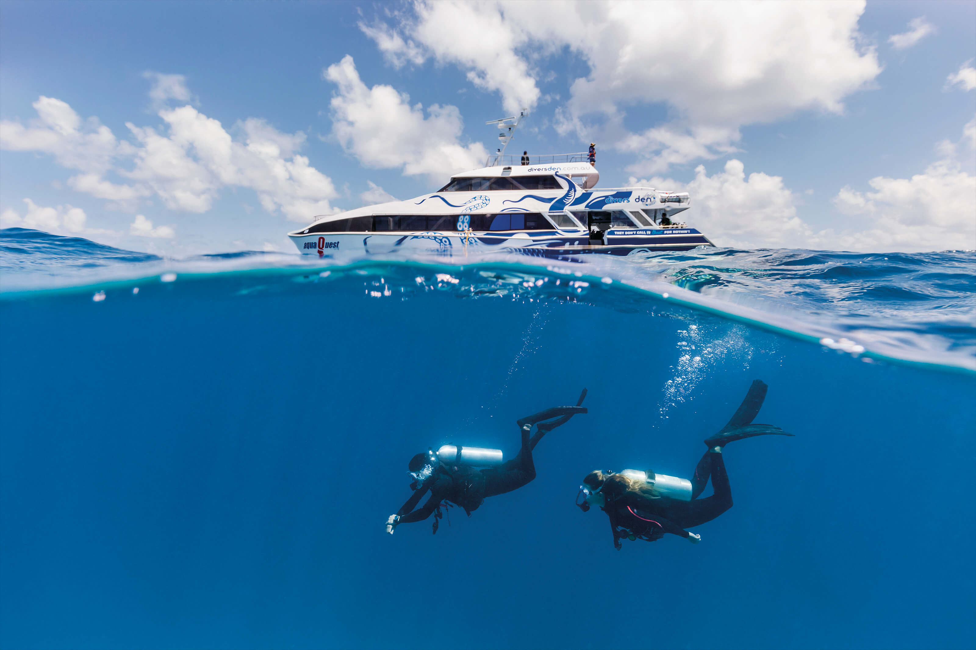 Diving Great barrier reef