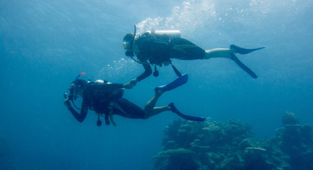 Scuba diving