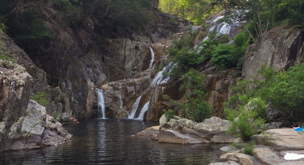 Waterfall and swimming hole