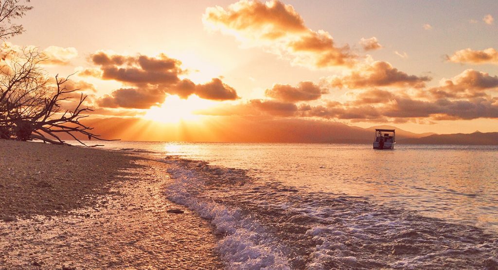 Beach and sunrise