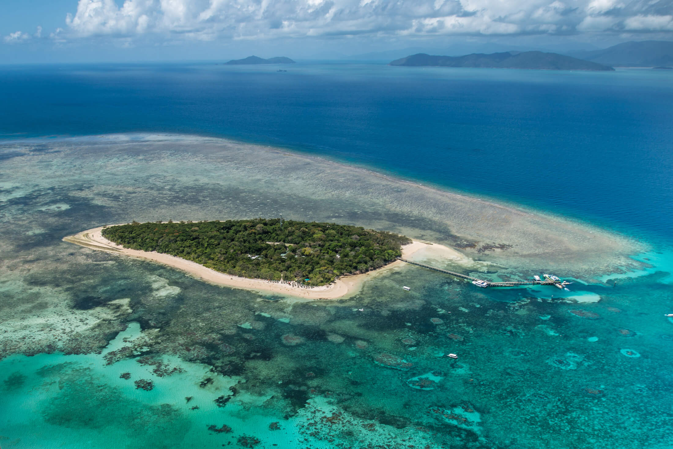 Cairns Great Barrier Reef 緑の宝石 グリーン島