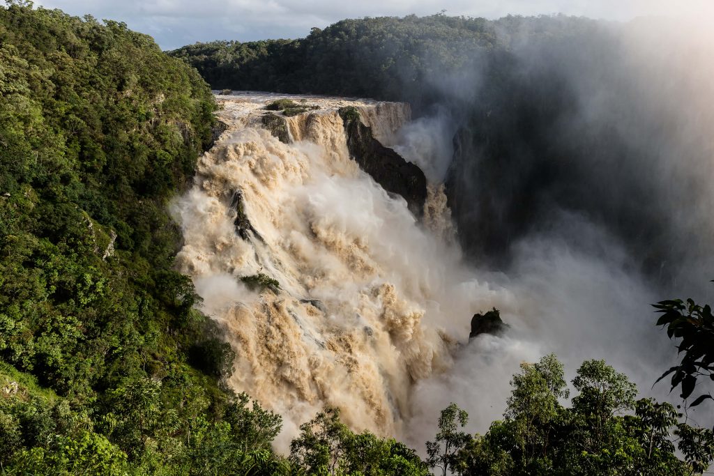 Barron Falls in flood