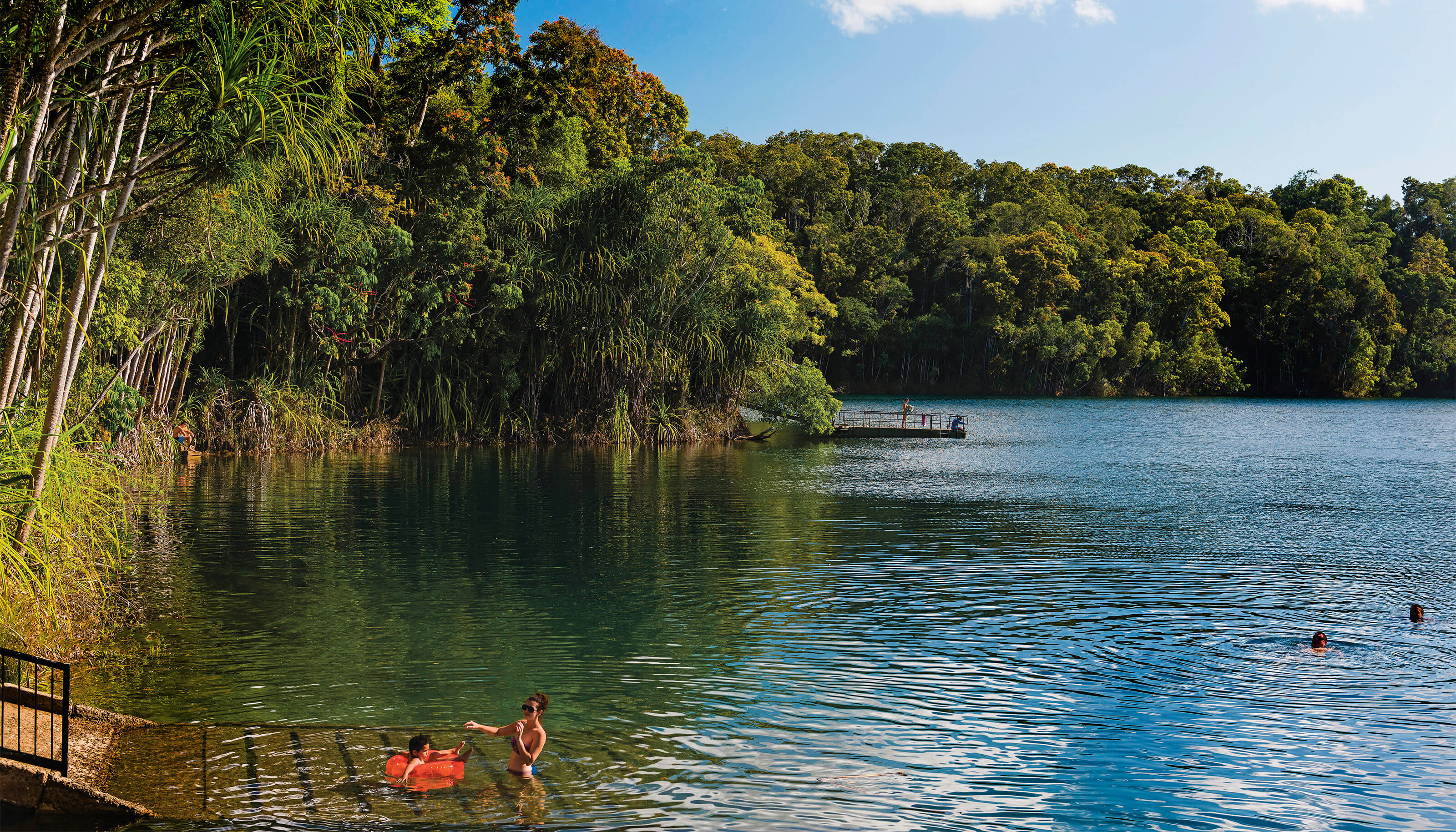 lake eacham on the atherton tablelands