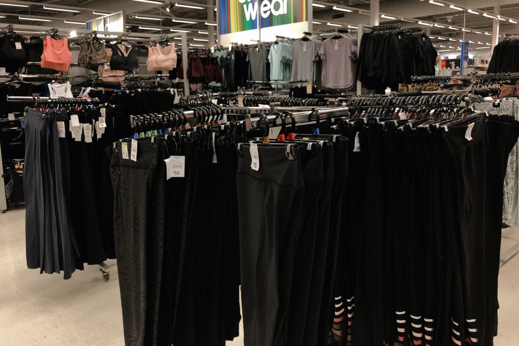 トレーニングウェア売り場