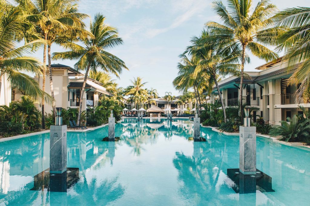 Pool at sea temple Port Douglas
